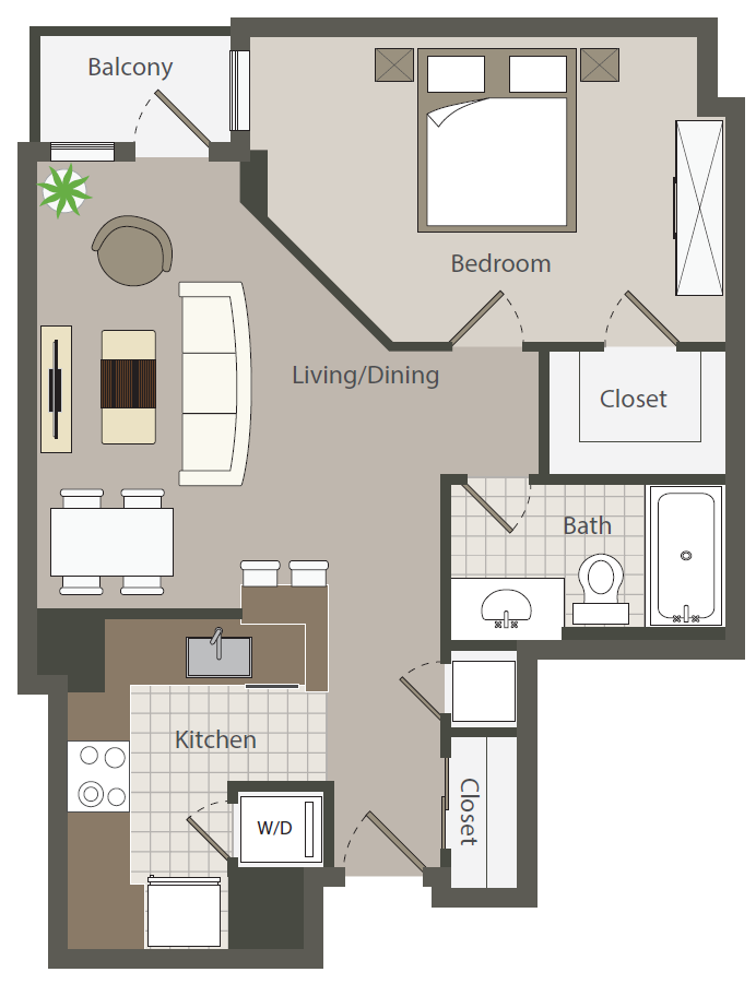 1.1R floor plan